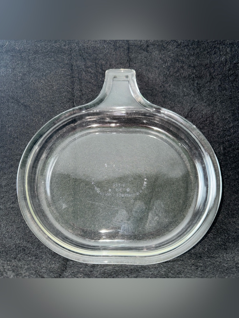 PYREX CORNING 600-B Clear Glass Microwave & Oven Single Serve Dish